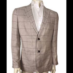 NWT Tasso Elba Linen Sport Coat, Size Medium